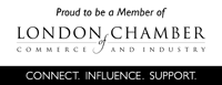 Proud to be members of London Chamber of Commerce and Industry