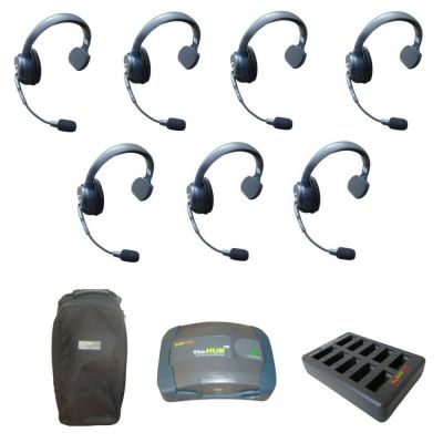 Eartec UltraLITE HD Theatre Intercom Wireless Comms System 7 Users - HUB7S - Showcomms