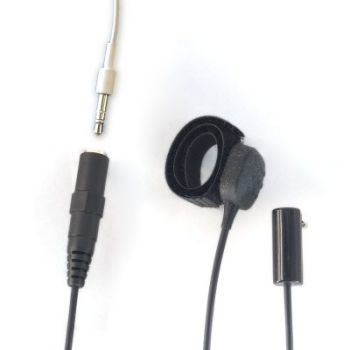 TC4 Motorola MXP600 3-wire kevlar surveillance headset 3.5mm socket