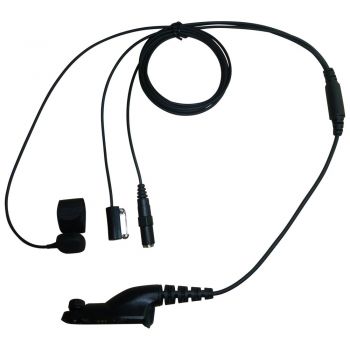 TC4 Motorola MXP600 3-wire surveillance headset 3.5mm socket (NEW FEB25)