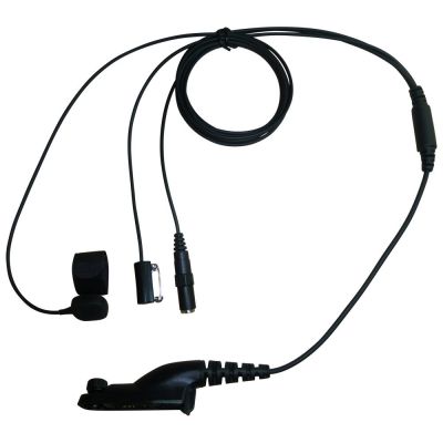 TC4 Motorola MXP600 3-wire kevlar surveillance headset 3.5mm socket - TC4-M14-JACK - Showcomms