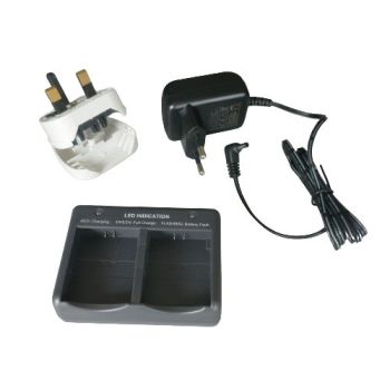 Eartec UltraLITE Battery Charger 2 slot with power adapter