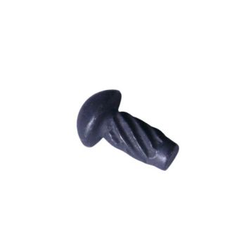 HR 2 Screw Black Zinc slotless U Drive round head