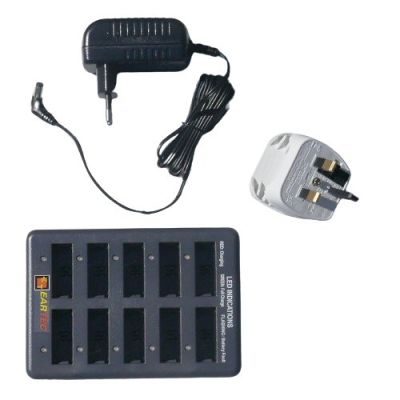 Eartec ultraLite Battery Charger 10 slot - CHLX10E - Showcomms